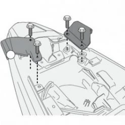 Kit Specifico Givi 1121kit Per Portavaligie Laterali PLX1121 Honda CB 500 X