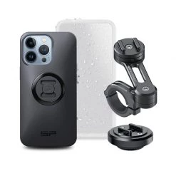 Kit Supporto Porta Smartphone IPHONE 13 PRO MAX Da Manubrio + Cover E Protezione Impermabile SP Connect SP MOTO BUNDLE