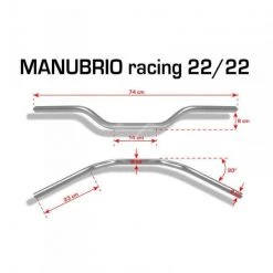 Manubrio Racing Universale Barracuda Oro -Offerta economica ACCESSORI MOTO manubrio racing universale barracuda oro3