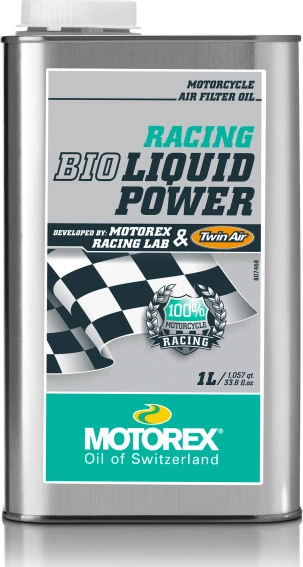 Olio Filtro Aria Motorex RACING BIO LIQUID POWER 1 Litro 1 Olio Filtro Aria Motorex RACING BIO LIQUID POWER 1 Litro