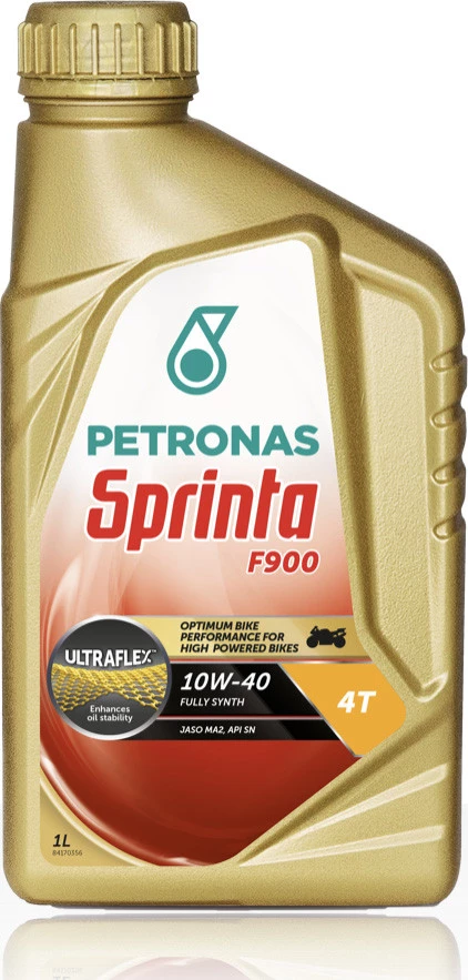 Olio Motore Lubrificante Petronas SPRINTA F900 10W-40 SN 1 Litro Per Motori 4T