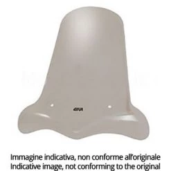 GIVI D199ST Parabrezza Trasparente 49 X 72 Cm