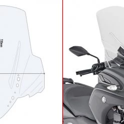 Parabrezza Alto Givi D2149ST Per YAMAHA Tricity 300 Dal 2020
