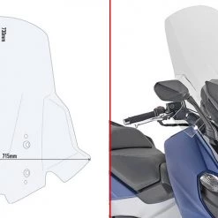 Parabrezza Givi D7060ST SYM Maxsym TL 500 (20)