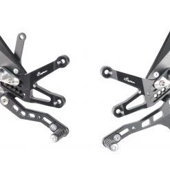 Pedane Regolabili Lightech FTRKA006 Con Poggia Piedi Fissi Per KAWASAKI