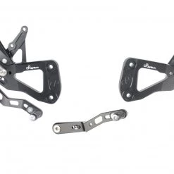 Pedane Regolabili Lightech FTRSU004 Con Poggia Piedi Fissi Per SUZUKI