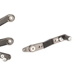 Pedane Regolabili Lightech FTRYA011 Con Poggia Piedi Fissi Per YAMAHA