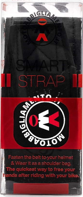 BEFAST Cinghia Tracolla Porta Casco Aggancio Doppia-DD Motoabbigliamento.it Nero 5 BEFAST Cinghia Tracolla Porta Casco Aggancio Doppia-DD Motoabbigliamento.it Nero - immagine 5