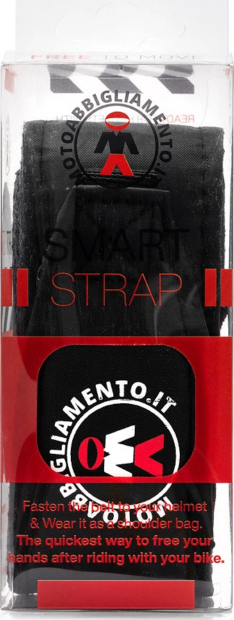 BEFAST Cinghia Tracolla Porta Casco Aggancio Micrometrico Motoabbigliamento.it Nero 5 BEFAST Cinghia Tracolla Porta Casco Aggancio Micrometrico Motoabbigliamento.it Nero - immagine 5