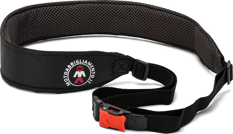 BEFAST Cinghia Tracolla Porta Casco Aggancio Micrometrico Motoabbigliamento.it Nero 2 BEFAST Cinghia Tracolla Porta Casco Aggancio Micrometrico Motoabbigliamento.it Nero - immagine 2