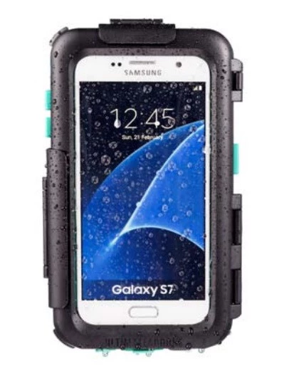 Porta Smartphone Midland Per Galaxy S7E Con Sistema Di Aggancio Per Manubri Tubolari