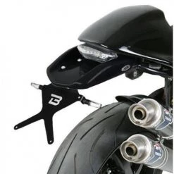 Portatarga Reclinabile Barracuda DN6104BN Nero Per Ducati