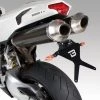 Portatarga Reclinabile Barracuda DP8104 Nero Per Ducati
