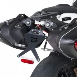 Portatarga Reclinabile Barracuda MS8104 Nero Per MV Agusta