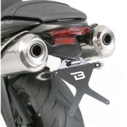 Portatarga Reclinabile Barracuda TS6104BN Nero Per Triumph