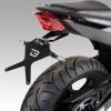 Portatarga Reclinabile Barracuda YJ6104BN Nero Per Yamaha