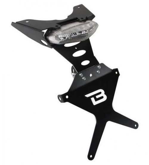 Portatarga Reclinabile E Faretto Led Omologato Posteriore Barracuda SU6104 Per Suzuki