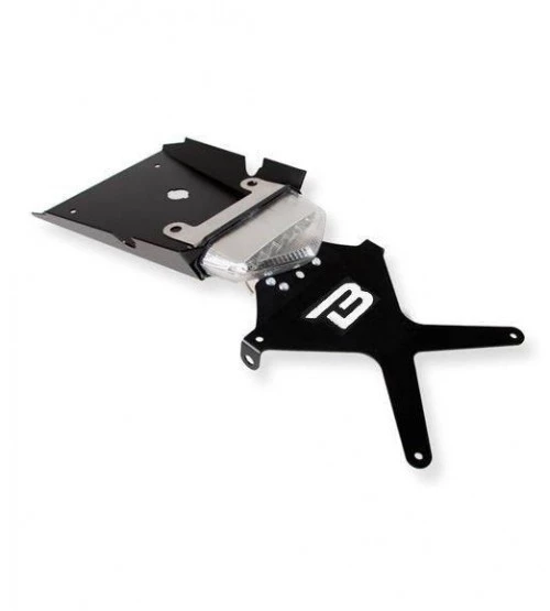 Portatarga Sottocodone E Faro Led Omologato Posteriore Barracuda DN7104BN Nero Per Ducati