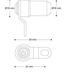 Pulsante Fari Barracuda N9002 -Offerta economica ACCESSORI MOTO pulsante fari barracuda n9002 3