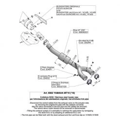 Raccordo Elimina Catalizzatore LeoVince Per Yamaha -Offerta economica ACCESSORI MOTO raccordo elimina catalizzatore leovince per yamaha3
