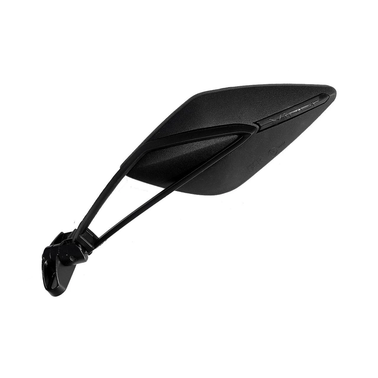 Specchio Retrovisore Universale Sinistro FAR 7461 Omologato Per Moto Attacco Carena Nero