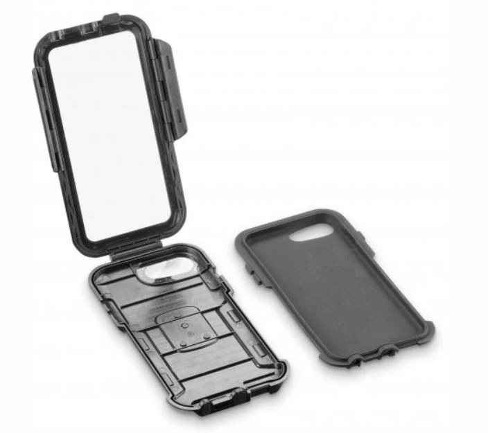 Supporto Porta Smartphone Per IPhone 8 Plus Cellular Line ICASE Impermeabile Per Manubri Tubolari - immagine 3