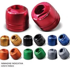 ValterMoto Terminali Manubrio Valter Moto Per Foro 6mm Indaco