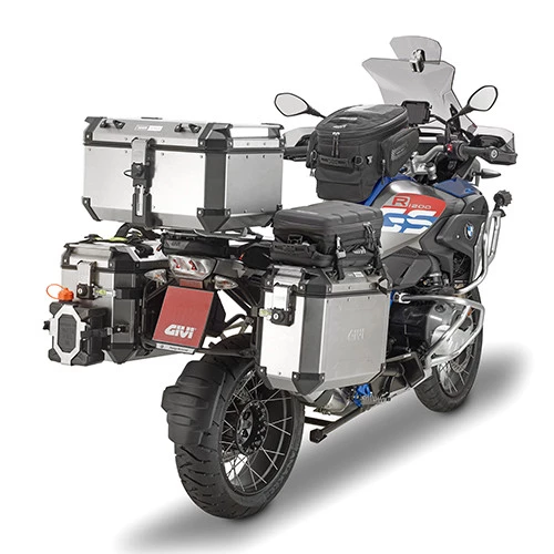 Valigia Laterale Sinistra Givi Trekker Outback 37lt Monokey In Alluminio - immagine 2